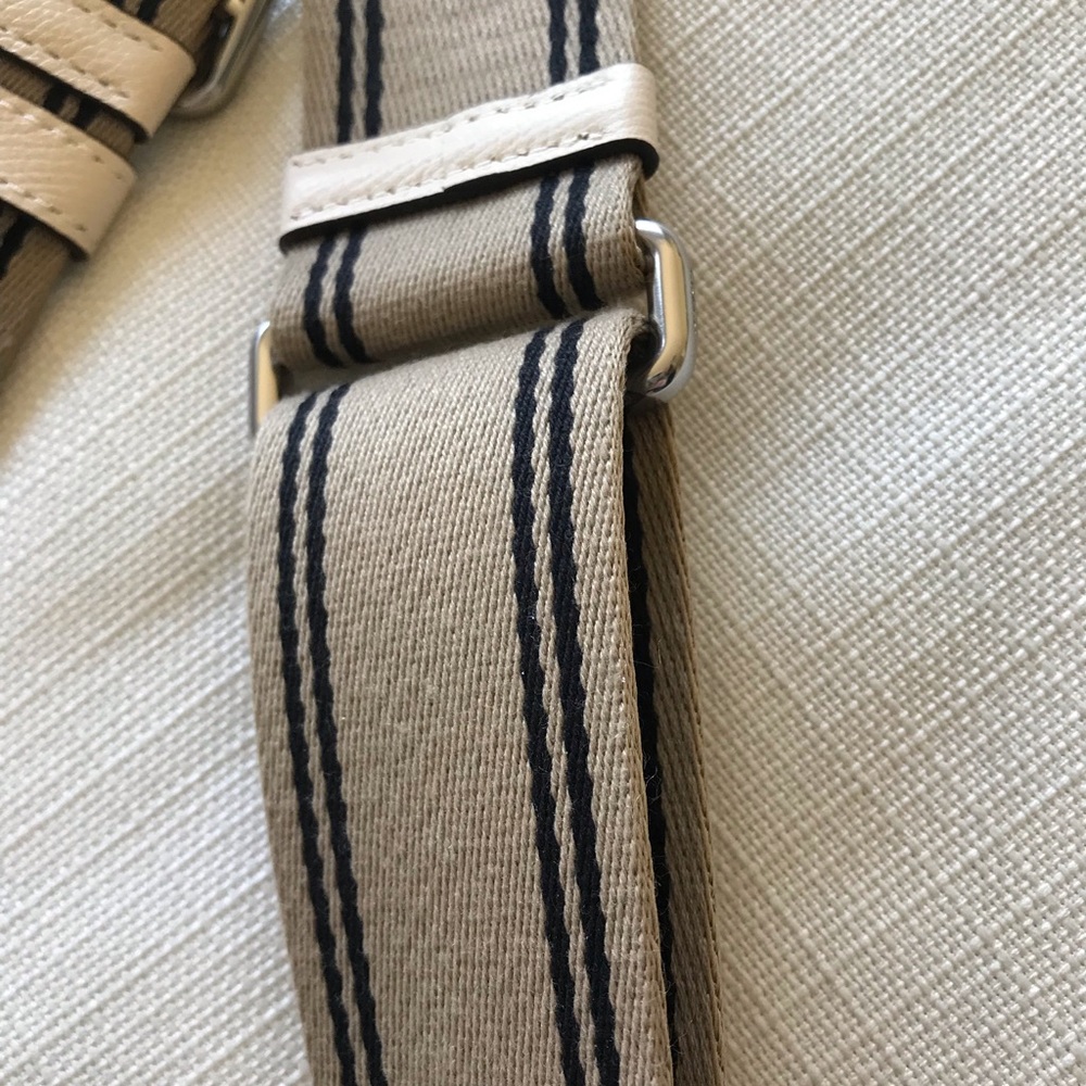 Coach Beige and Black Logo Webbing Strap - Picture 9 of 10